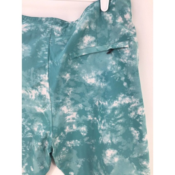 Ron Jon Surf Shop Mens Board Shorts Size 33 Swim Suit Skim Skate Trunks Green - Picture 13 of 14